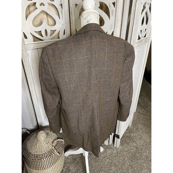 Vintage Brooks Brothers Mens Blazer Sport Coat Jacket Size 44L Wool Cashmere - Picture 4 of 12